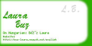 laura buz business card